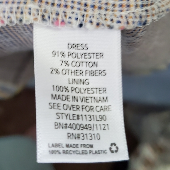 A. Byer 2 piece dress set. Lined. Straps. 2 Different Sizes - Picture 9 of 13